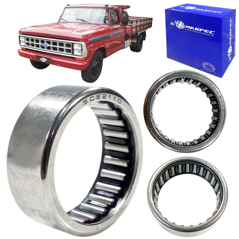 Rolamento Manga Eixo Dianteiro Agulha Ford F4000 1998 Diante
