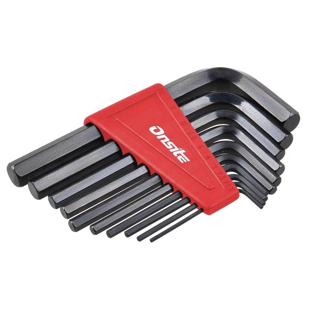 Jogo de Chave Allen Hexagonal 1,5mm a 10mm - 10 Peças (702611) - Onsite em Oferta na Shopee