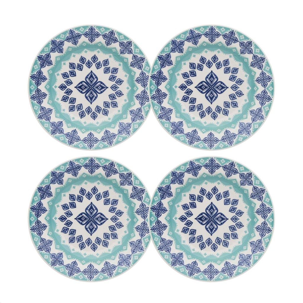 Jogo de 4 Pratos Fundos 21,5 Cm Donna Lola