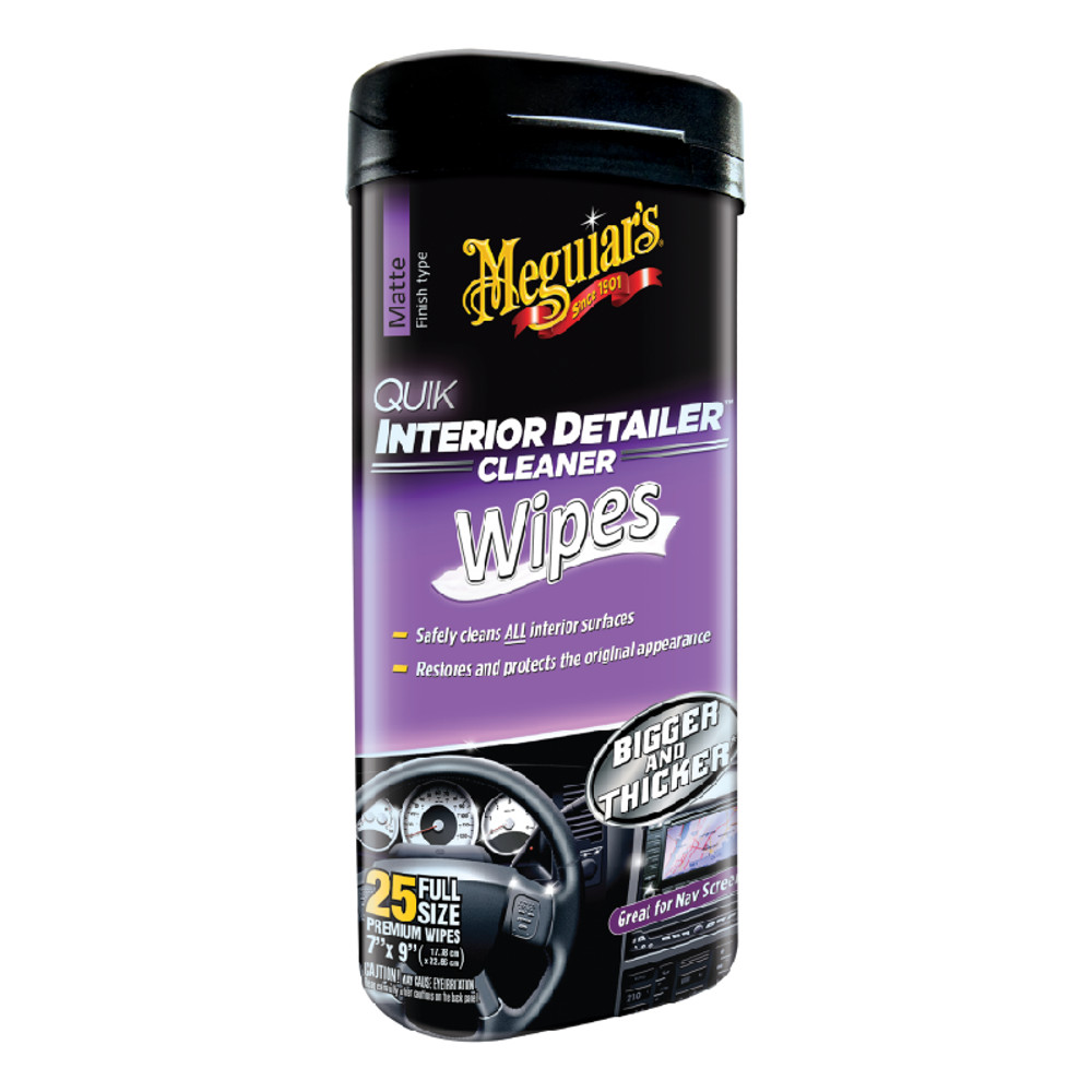 QUIK INTERIOR DETAILER WIPES MEGUIARS
