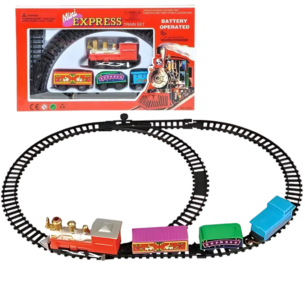 Trenzinho Elétrico 11 Pcs Trem Mini Express Ferrorama