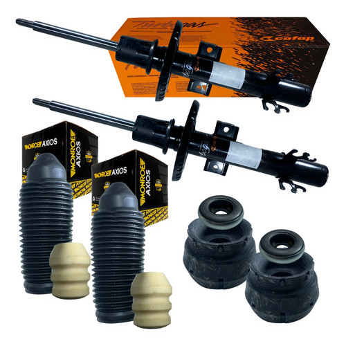 Par Amortecedor Dianteiro Cofap + Kit Axios Cross Up 1.0 2015/... em Oferta na Shopee