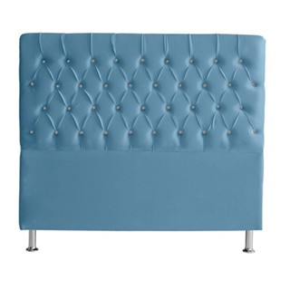 Cabeceira De Cama Box Estrela Casal 140 Cm Suede Botão Cristal Azul Bebê Do Lar Móveis E Decoração em Oferta na Shopee