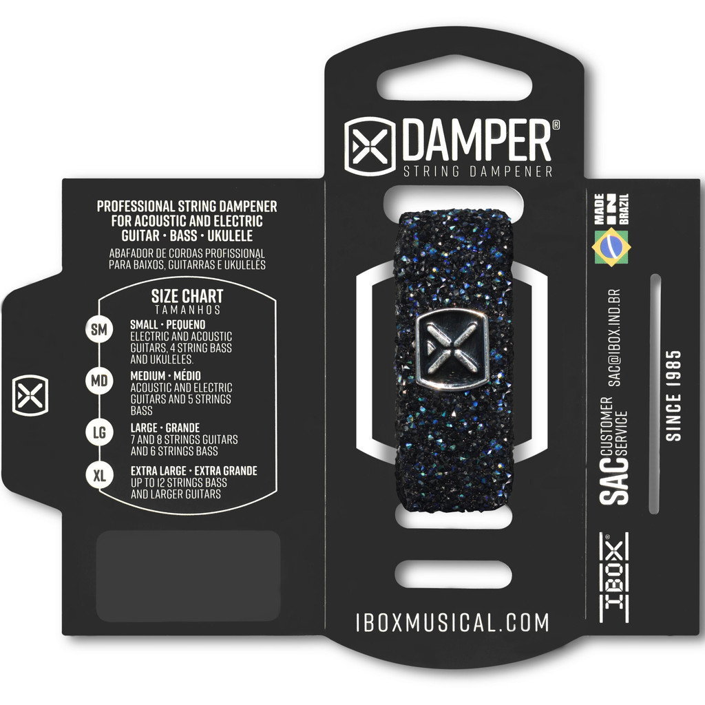 ABAFADOR DAMPER POLIESTER ARTISTIC LINE HEMATITE BLUE DAMD04