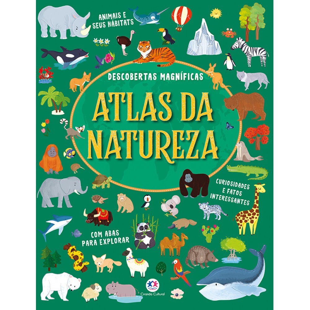 Livro Atlas da natureza em Oferta na Shopee