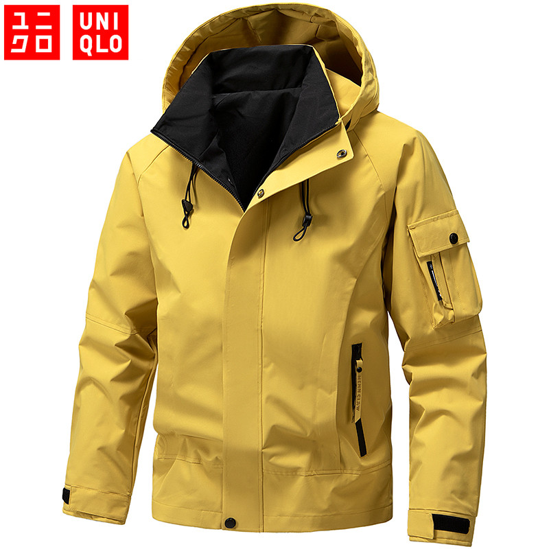 M-5XL UNIQLO Jaqueta Esportiva Masculina E Feminina , Corta-Vento Ao Ar Livre De Alta Qualidade À Prova De D'água
