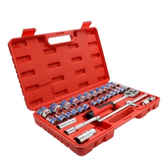 Jogo Chave Soquete 32 Peças 8 a 32mm Cromo Vanádio