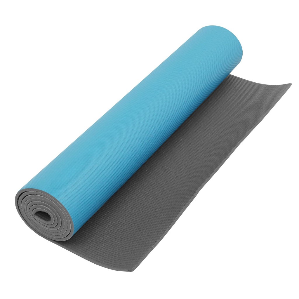 Tapete para Yoga Rolo 60cm x 10m Bicolor Azul Kapazi
