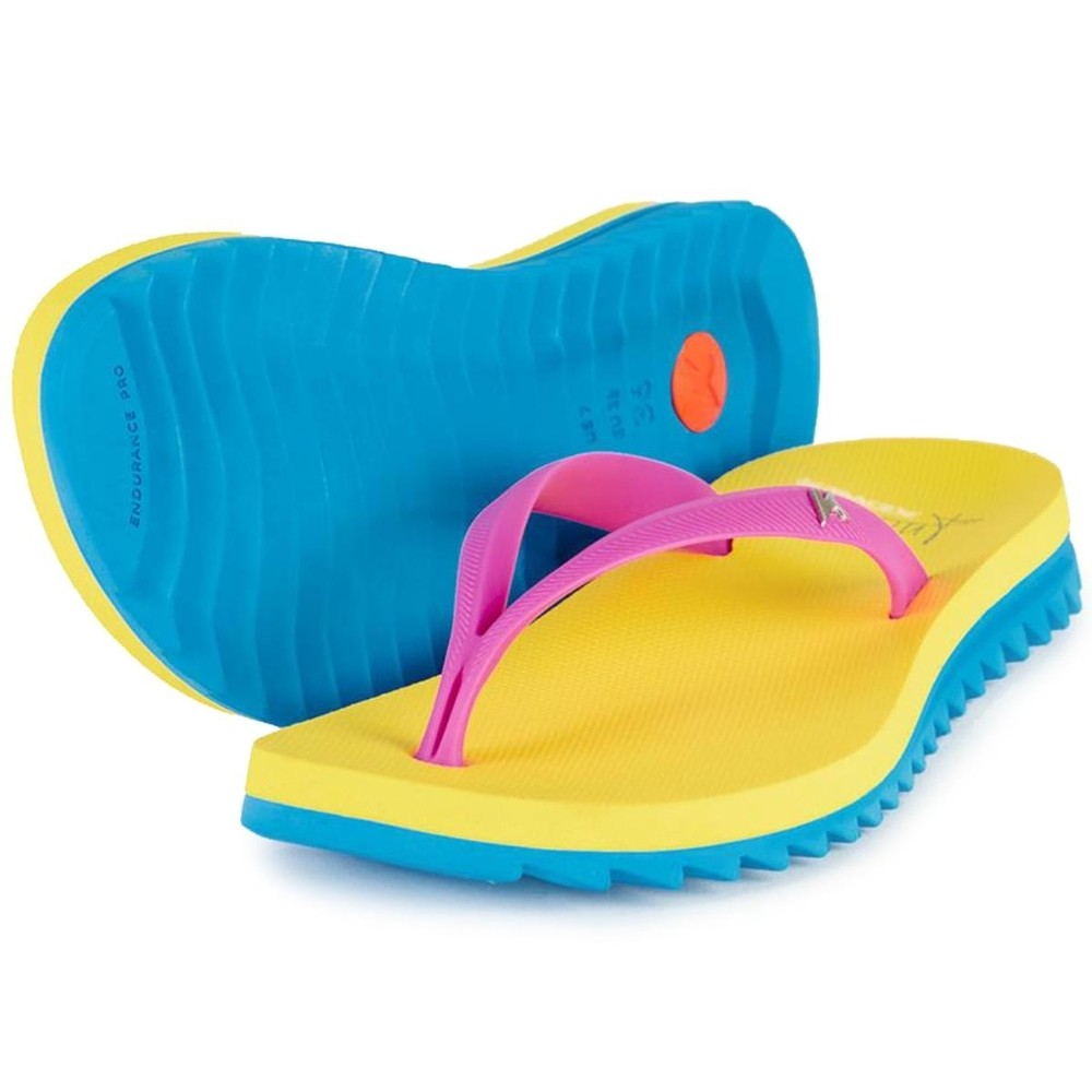 Chinelo Kenner Ibiza Anitta Feminino - Amarelo e Azul - Women Shoes