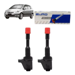 2 Bobina De Ignição Honda Fit 1.4 8v Traseiras Cm11108