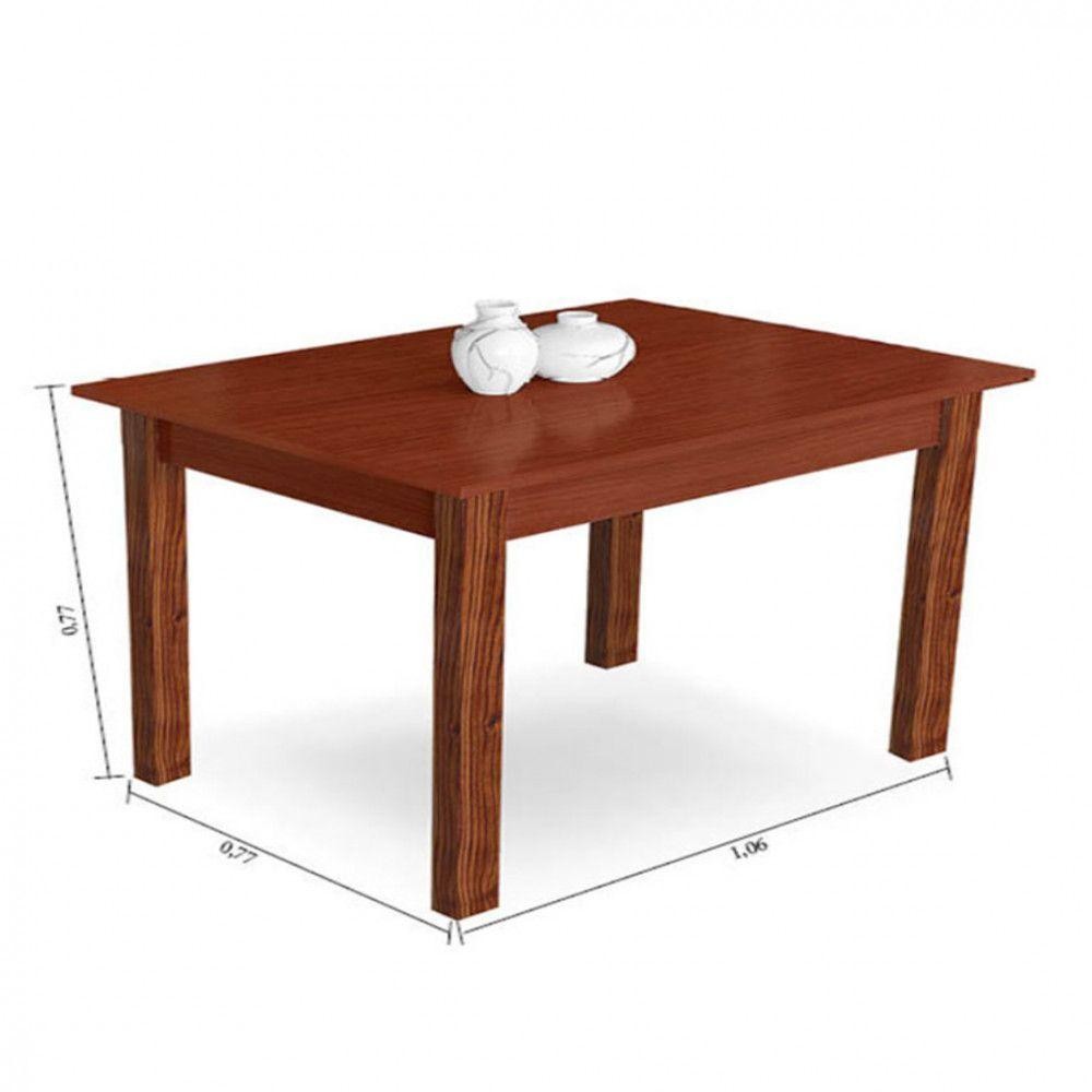 Detalhes do Mesa Arauna Com 4 Cadeiras Primavera Amendoa/Bege
