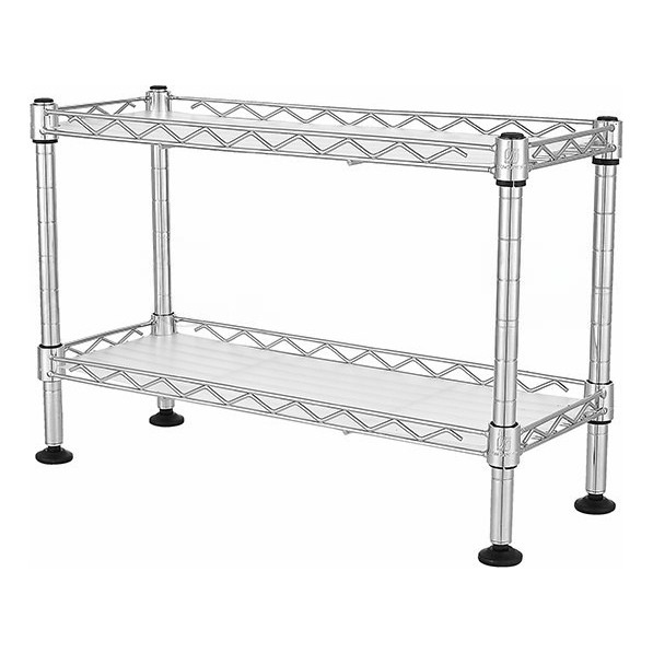 Organizador Grande Rack Aramado De Armário De Cozinha Cromo