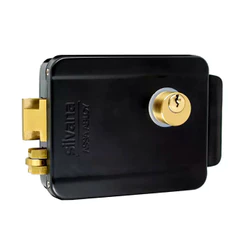 Fechadura Eletrica 940 Elite 50mm Preta Silvana