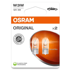 Par Lâmpada Osram Pingo W3w 12v 3w Original Reposição