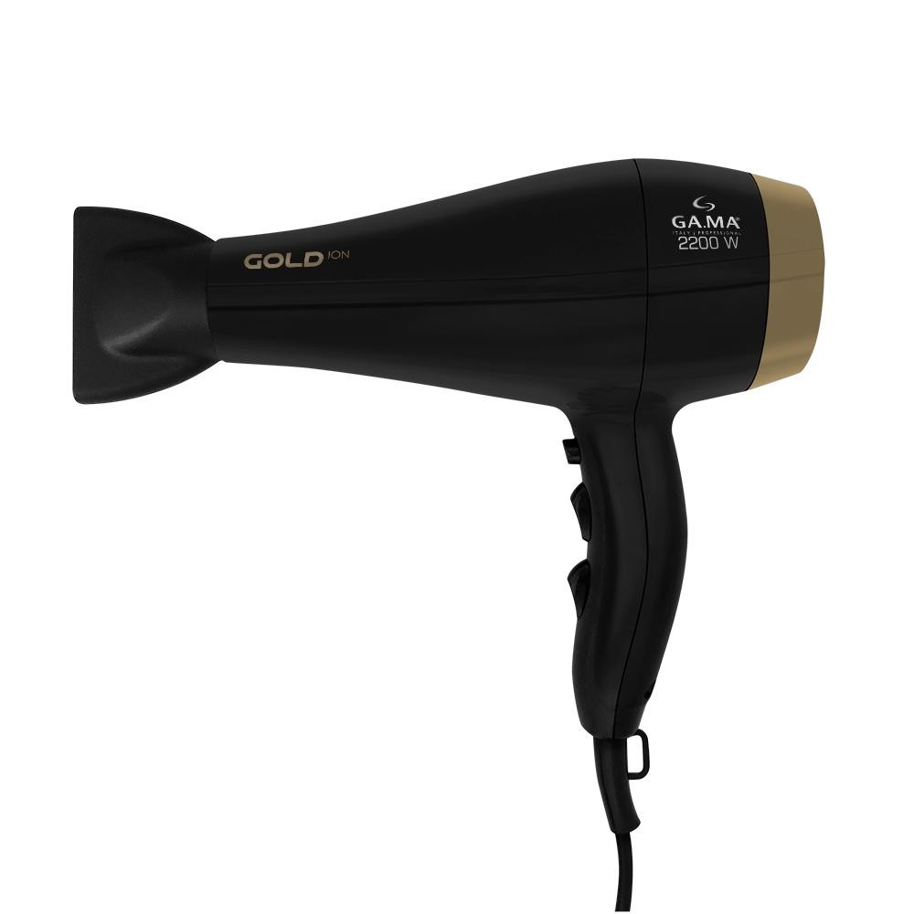Secador de Cabelo 2200W Profissional Gold Íon GAMA ITALY 127V - Beauty