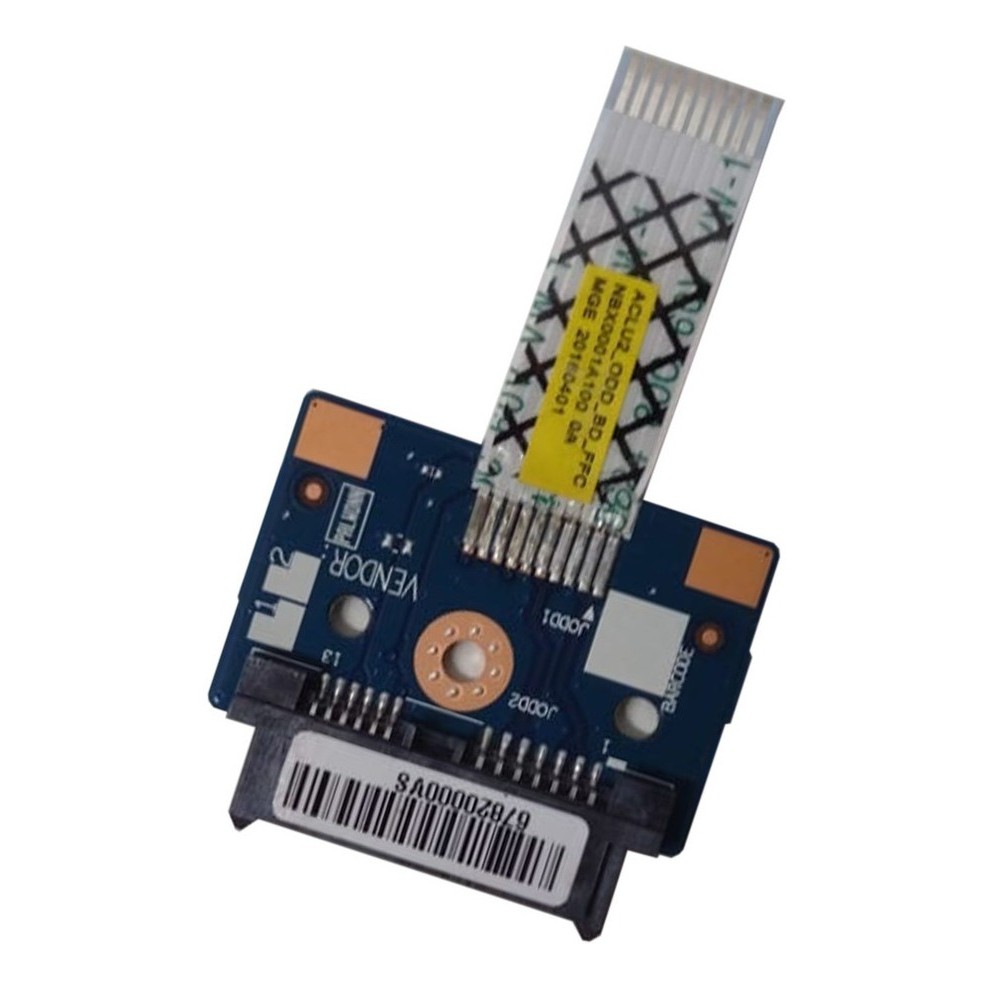 Placa Do Conector De Dvd Lenovo G50-70 Aclu2/acku4 Ns-274