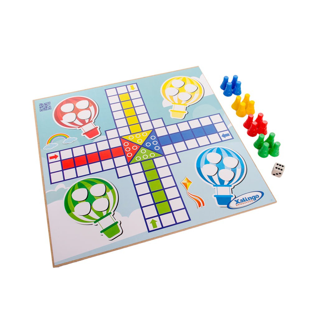 Detalhes do JOGOS TRADICIONAIS LUDO XALINGO MADEIRA REFLORESTADA BRINQUEDO TABULEIRO FAMÍLIA COORDENAÇÃO MOTORA