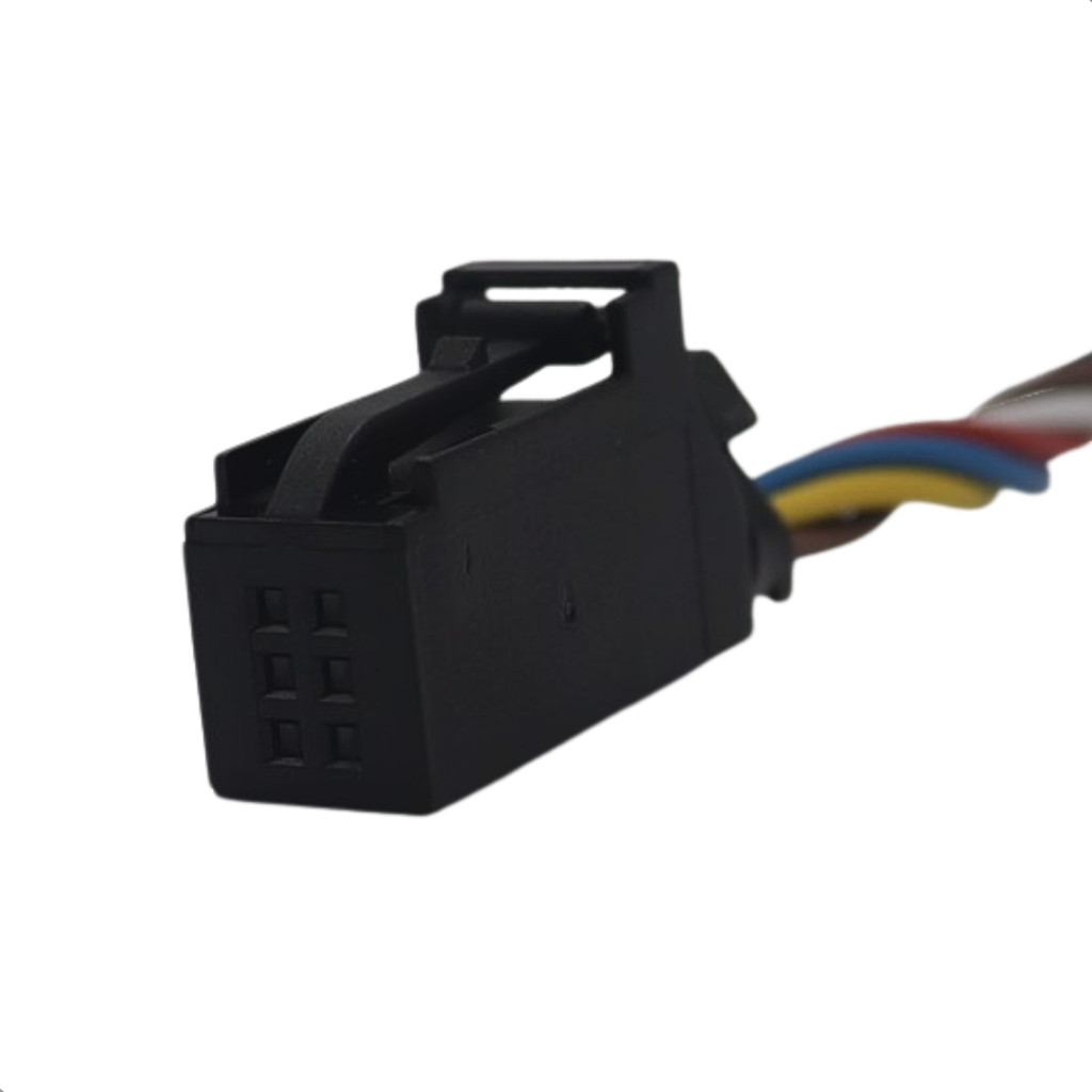 Chicote Plug Botão Interruptor Farol Milha / Porta Malas Gol Voyage G6/G7 6 Vias