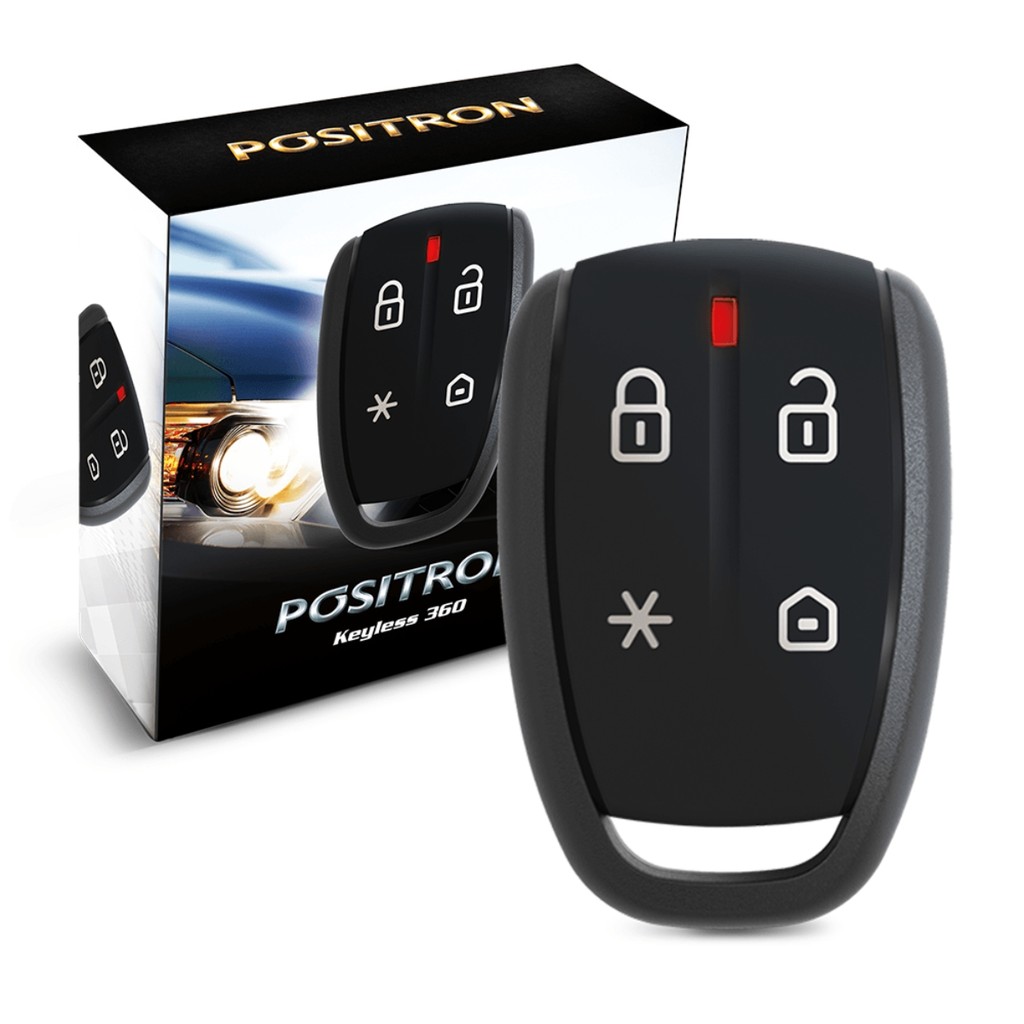 Alarme Automotivo Positron Keyless KL360 Universal Com 1 Controle de Presença