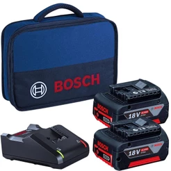 Bolsa Transporte para Ferramentas 12 POL e 2 Baterias 18v 4.0Ah e 1 Carregador Bivolt BOSCH