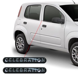 Par De Adesivos Palio Siena Celebration Emblema De Coluna em Oferta na Shopee