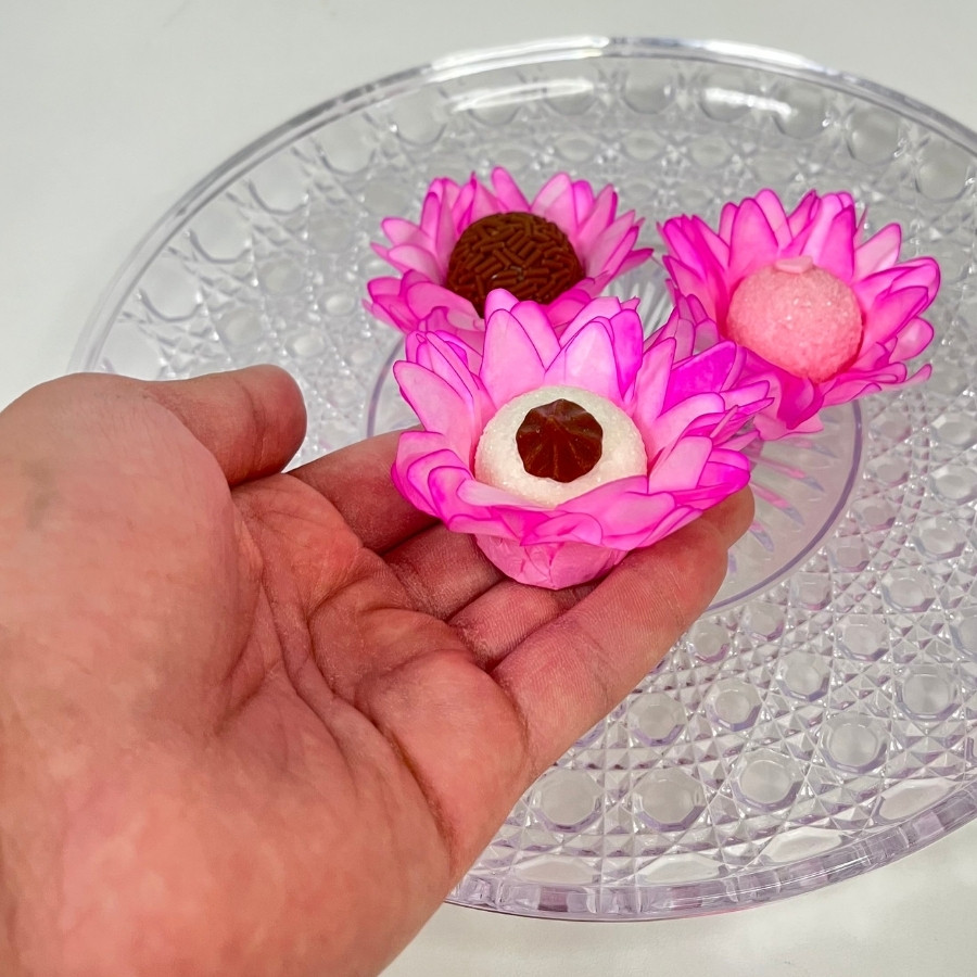 Detalhes do Forminha para Doces Finos - Madri Rosa Claro - 30 unidades - Decora Doces - Rizzo