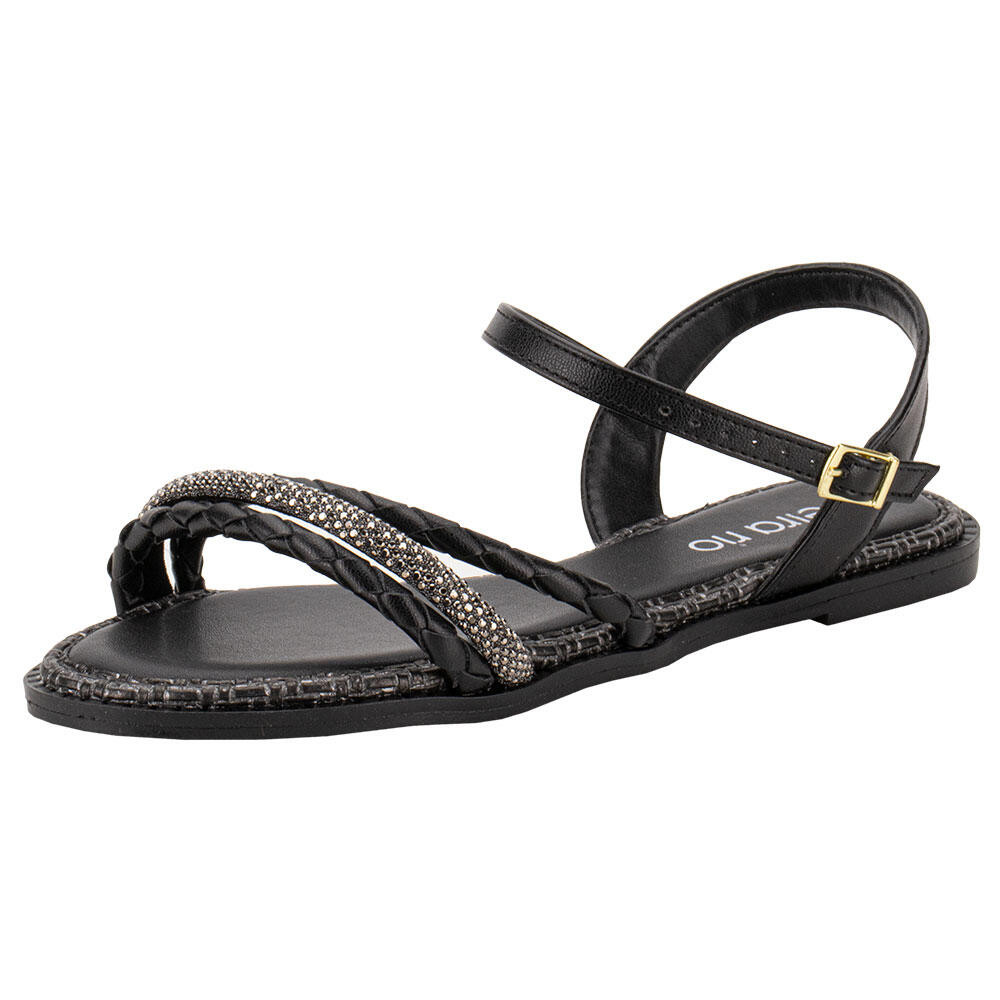 Sandália Feminina Flat Beira Rio 8472413 em Oferta na Shopee