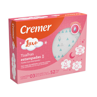Toalha Luxo Cremer 03 Unidades Para Colecionar Estampa Menina em Oferta na Shopee