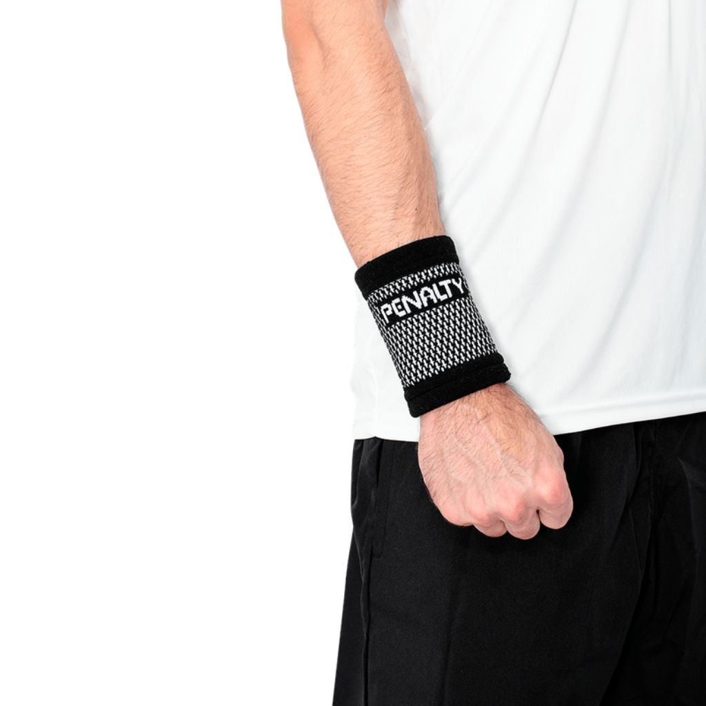 Munhequeira Penalty Esportiva Elastica Knit Contém 1 Par
