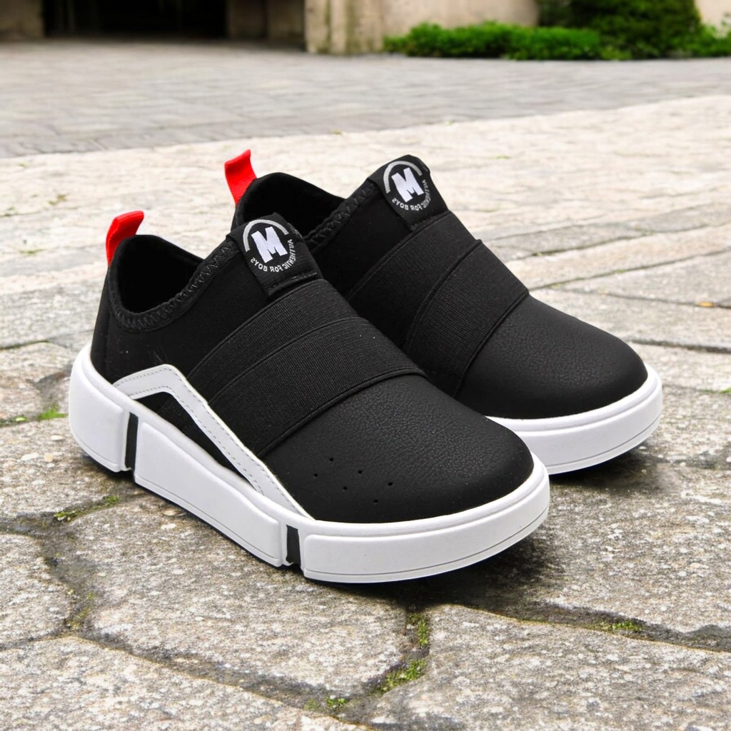 Tênis Infantil Molekinho Menino Casual Conforto Sem Cadarço Calce Fácil 2838206