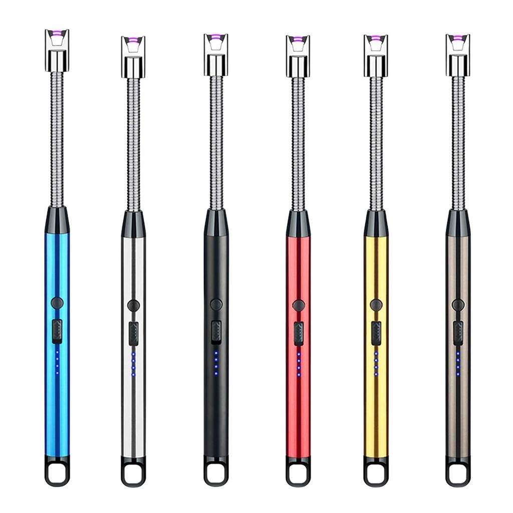 Acendedor Elétrico Recarregável Fogão Vela Gás Forno Portátil USB-C Flexível