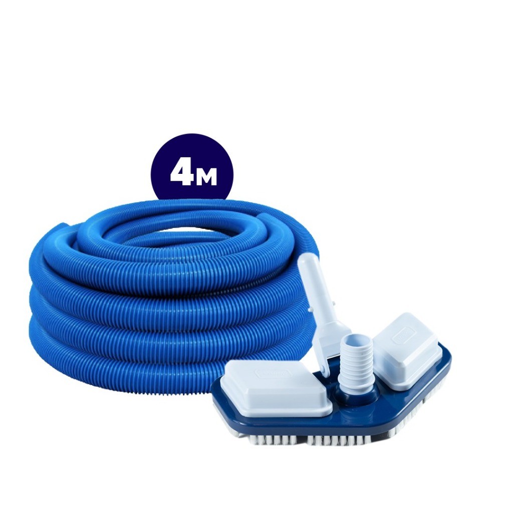 Kit Para Limpeza De Piscina Aspirador netpool + Mangueira 4 Metros
