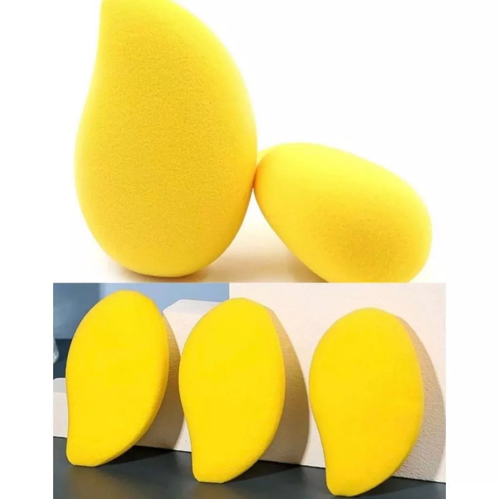 Kit Com 1/6/12 Peças Esponja De Rosto Facial Maquiagem Base Manga New Arrivals