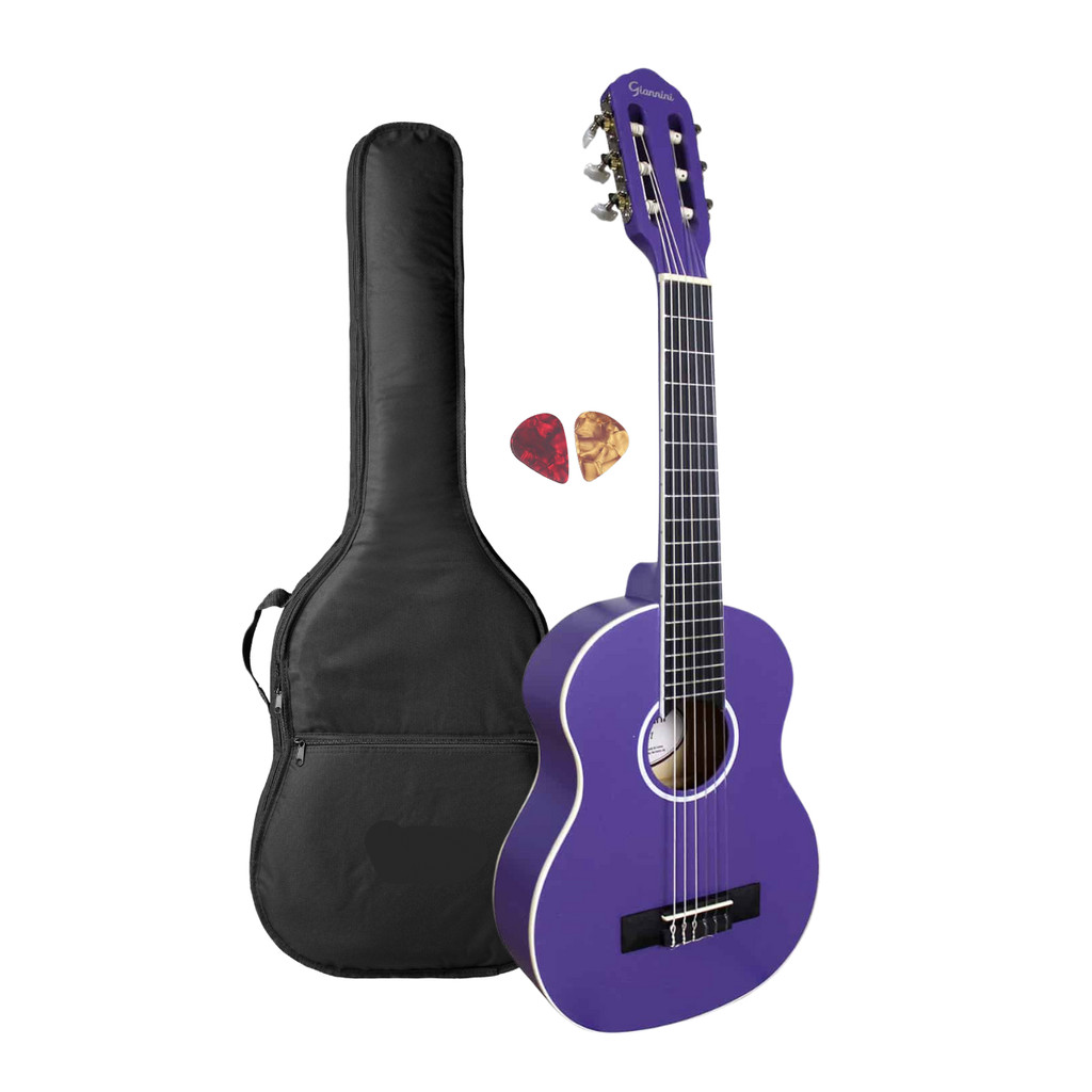 Violão Infantil 1/2 Roxo Giannini NR PPS Purple Satin + Capa