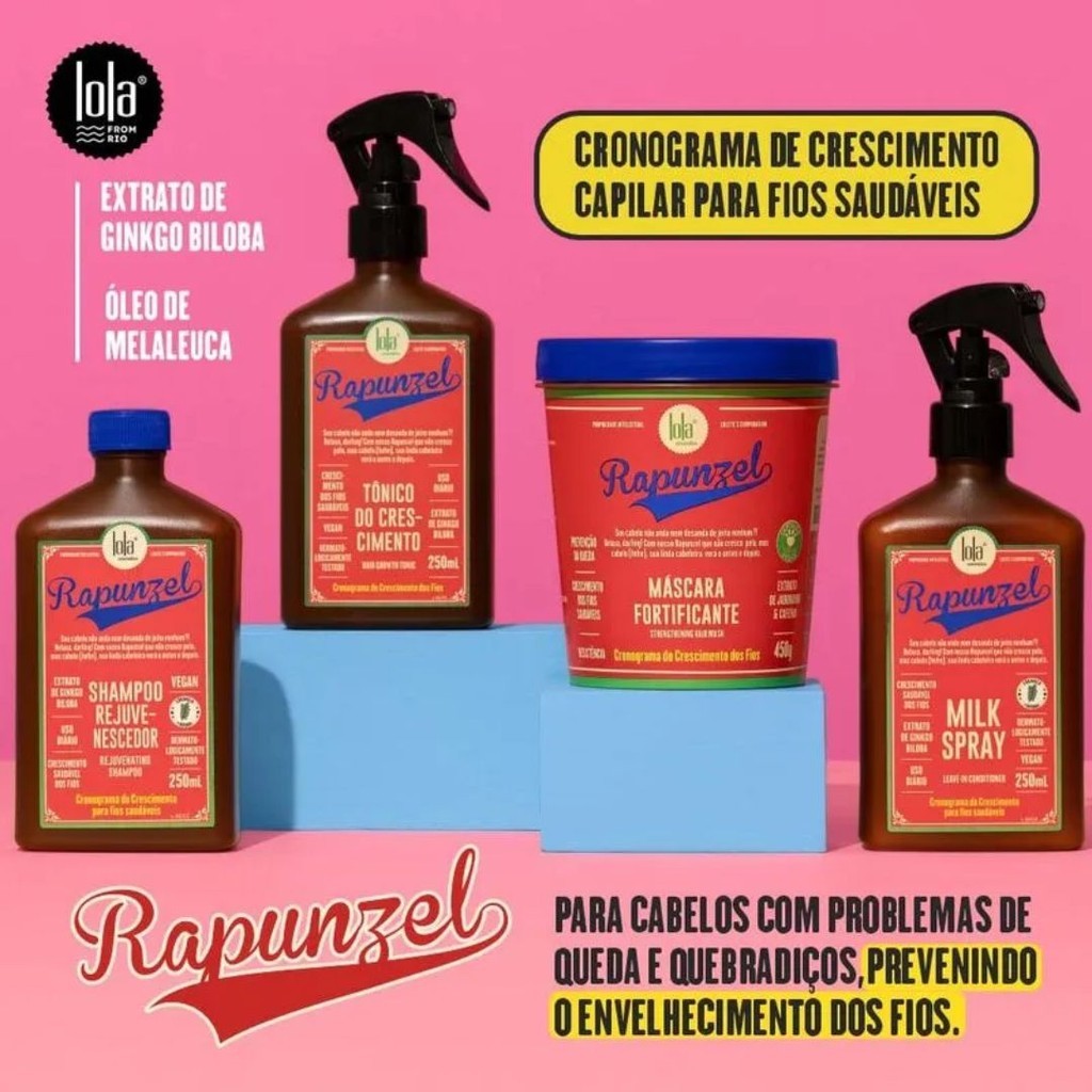 Monte Seu Kit Rapunzel: Força, Crescimento e Magia para os Seus Fios!