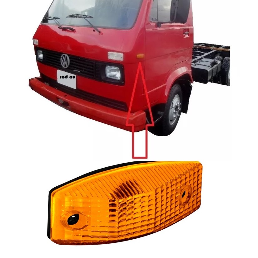 Lanterna Seta Pisca Lateral Coluna Caminhão VW 1985 a 1993