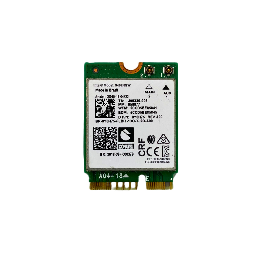 Placa Wireless Dell Inspirion 5480 P92g - Part Number 0y0h75