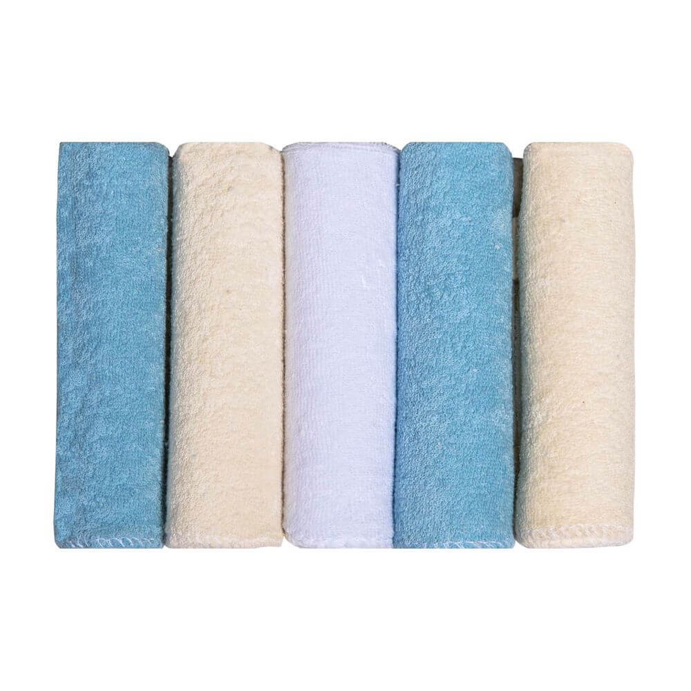 Kit Toalha De Boca Papi Bordados Karinho Lisa Azul - 05 Peças em Oferta na Shopee