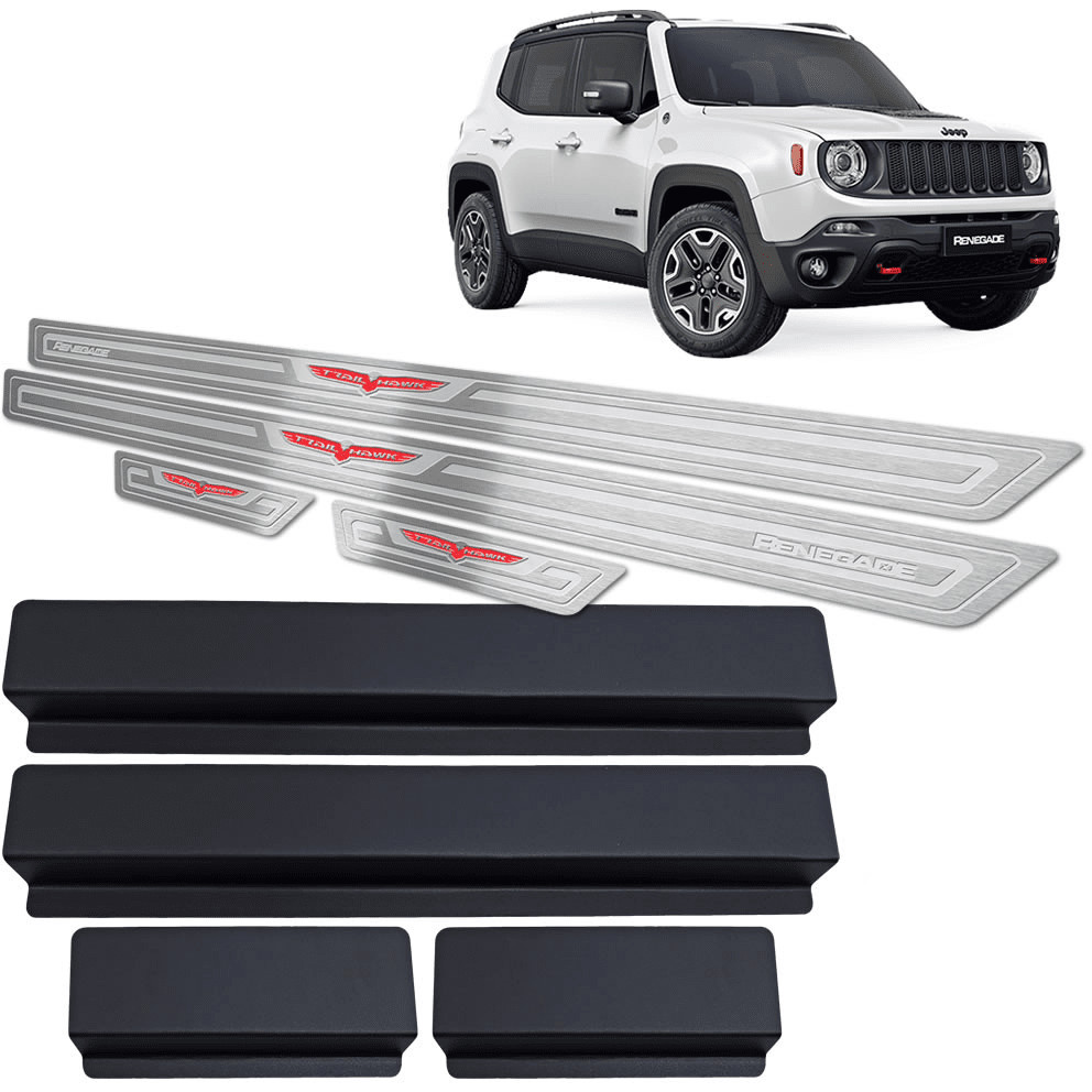Soleira de Porta Renegade Trailhawk 2016/.. - Aço Inox em Oferta na Shopee