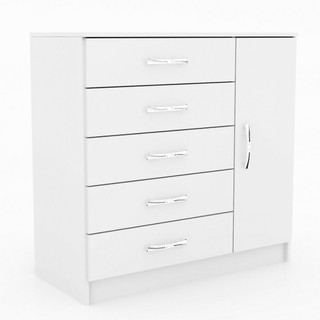 Cômoda 5 Gavetas 1 Porta Zurique Evidência Móveis em Oferta na Shopee