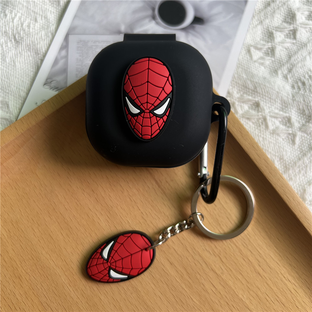 Capa Para Redmi Buds 6 De Silicone De Desenho Animado Macia Play Protetora Com Chaveiro - detalhe