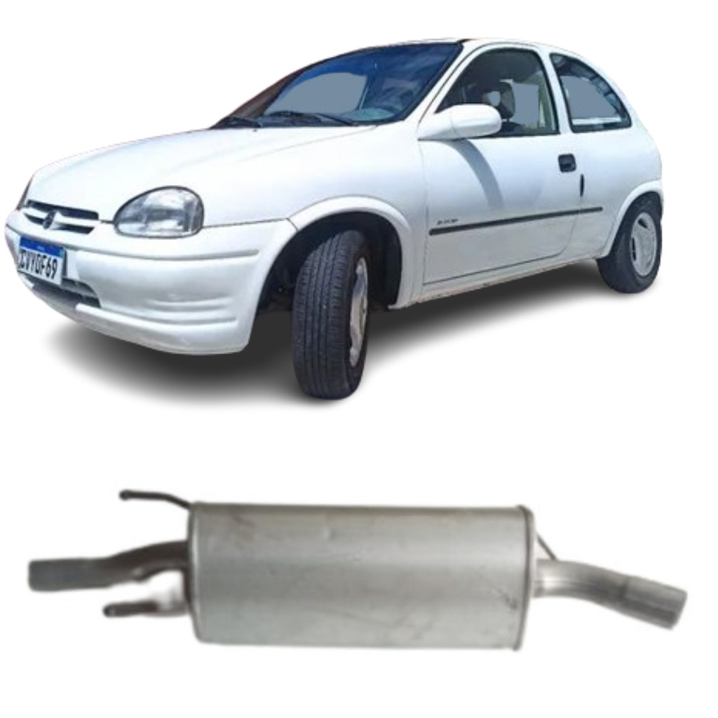 Escapamento Silencioso Corsa Wind Super 1,0/1,4/1,6 94 A 04 em Oferta na Shopee