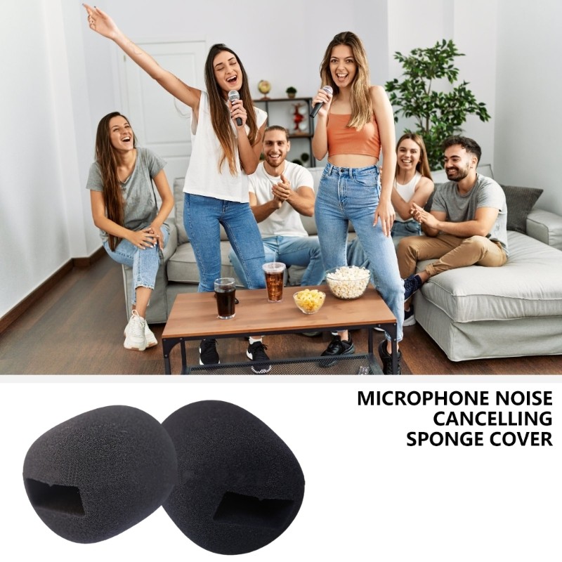Ya * Acessório Som Portátil Capa Pára-Brisa Para Microfones Lapela Essencial Gravação Claro