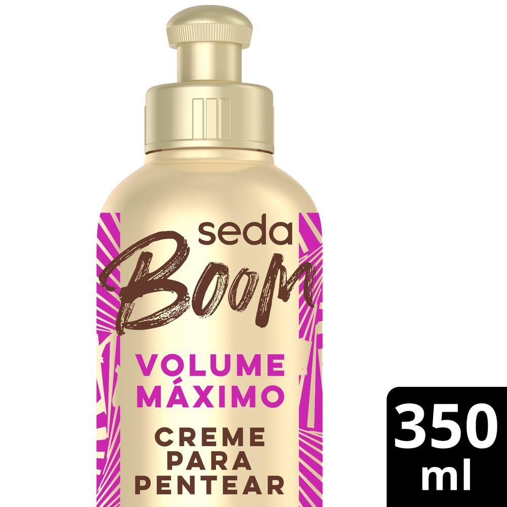Creme para Pentear Seda Boom Volume Máximo 350ml em Oferta na Shopee