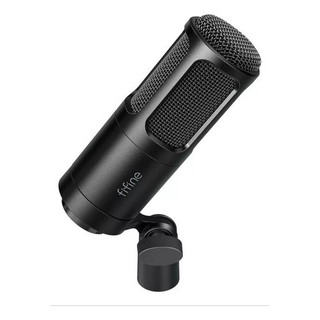 Microfone Fifine K669d Dinamico Cardioide Preto Xlr- Preto