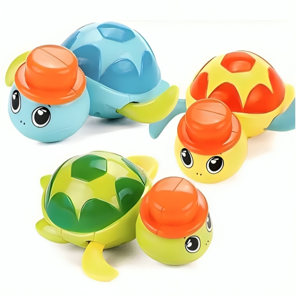 Brinquedo De Banho Tartaruga Bebe Que Nada Infantil Castela - Mom & Baby