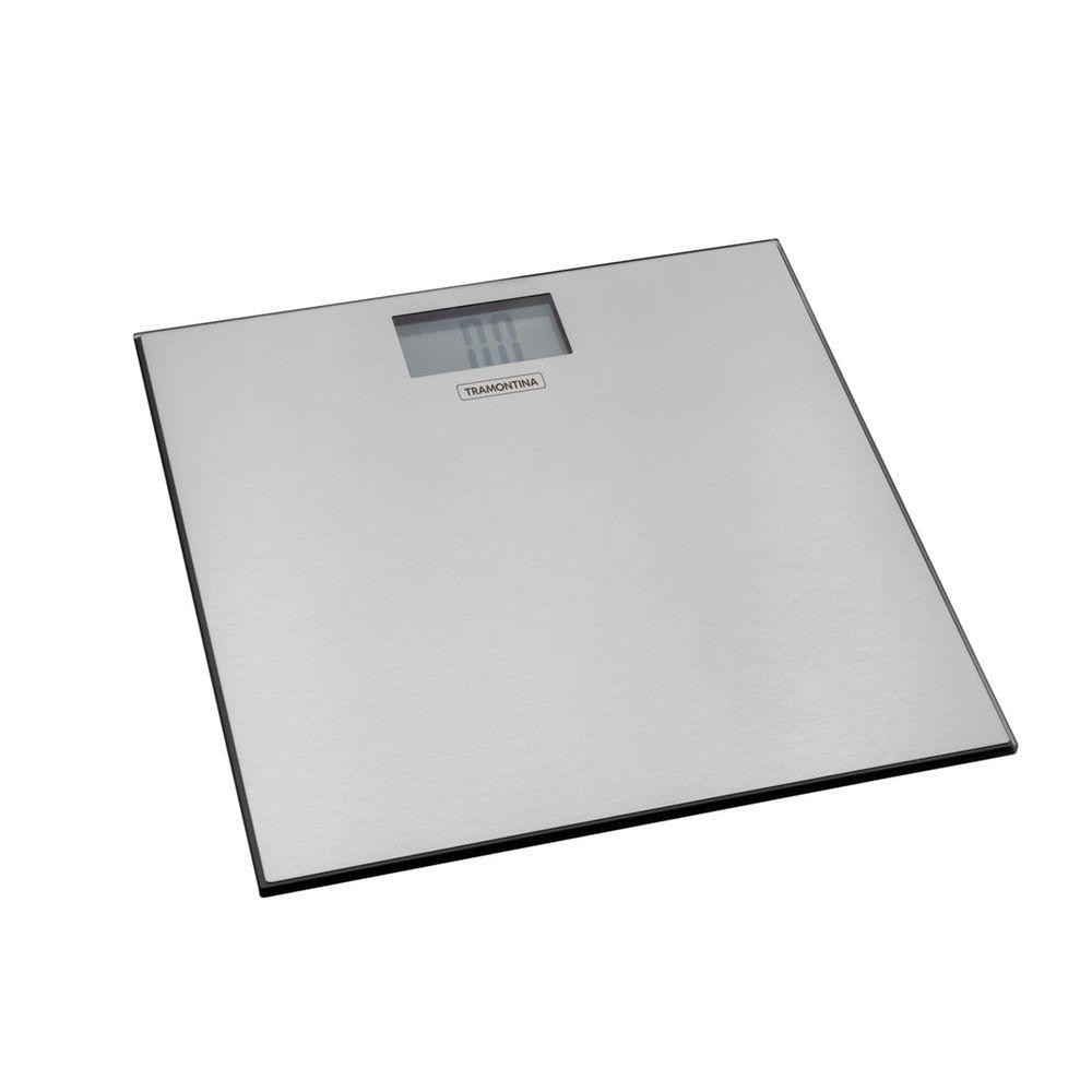 Balança Digital Corporal Tramontina Adatto Em Aço Inox em Oferta na Shopee