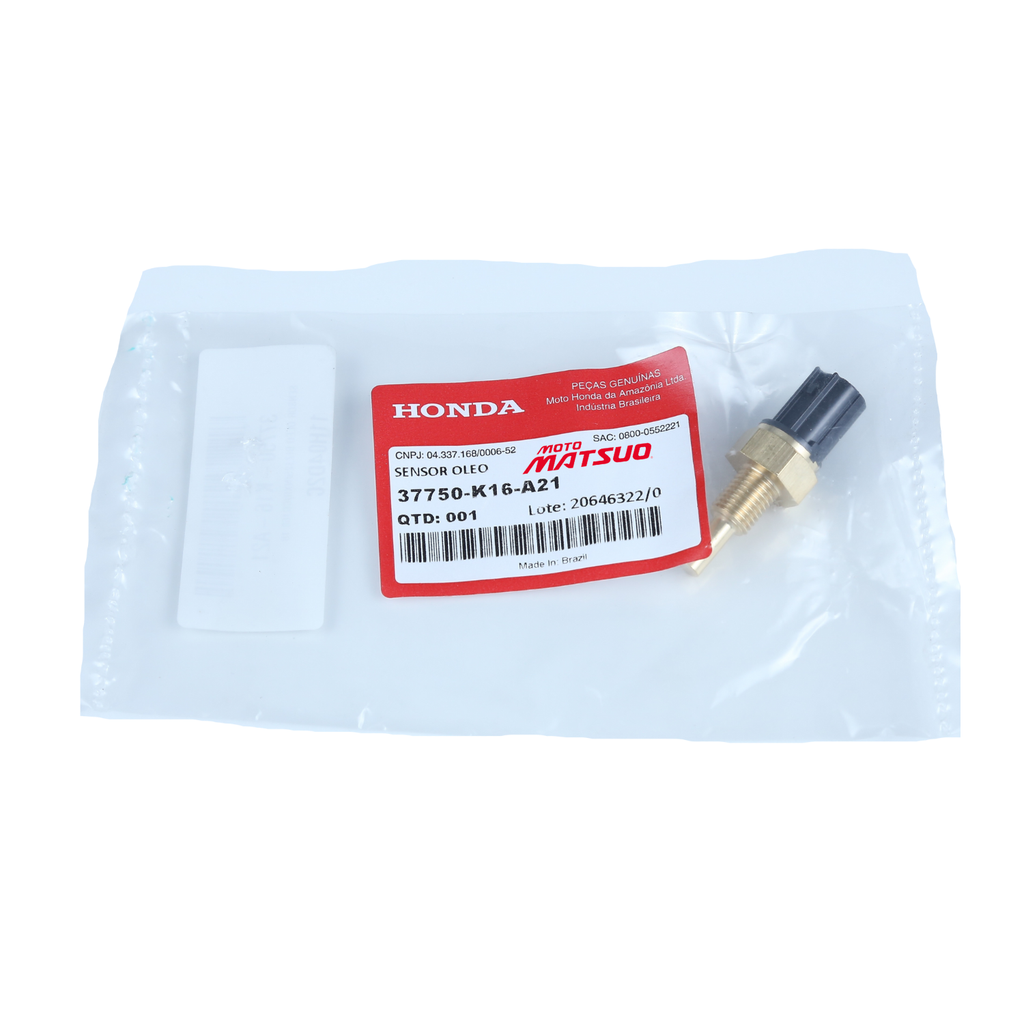 Sensor Óleo Cg Titan Fan Cargo Start 160 Nxr Bros 160 Biz 125 Ex 2018 A 2024 Original honda em Oferta na Shopee