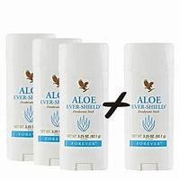 kit 4 Forever Living Aloe Ever Shield Deodorant Ever-Shield Desodorante Stick