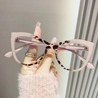 Armação De Óculos De Olho De Gato Moda Feminina Gradiente Cor Anti Luz Azul Computador Presentes